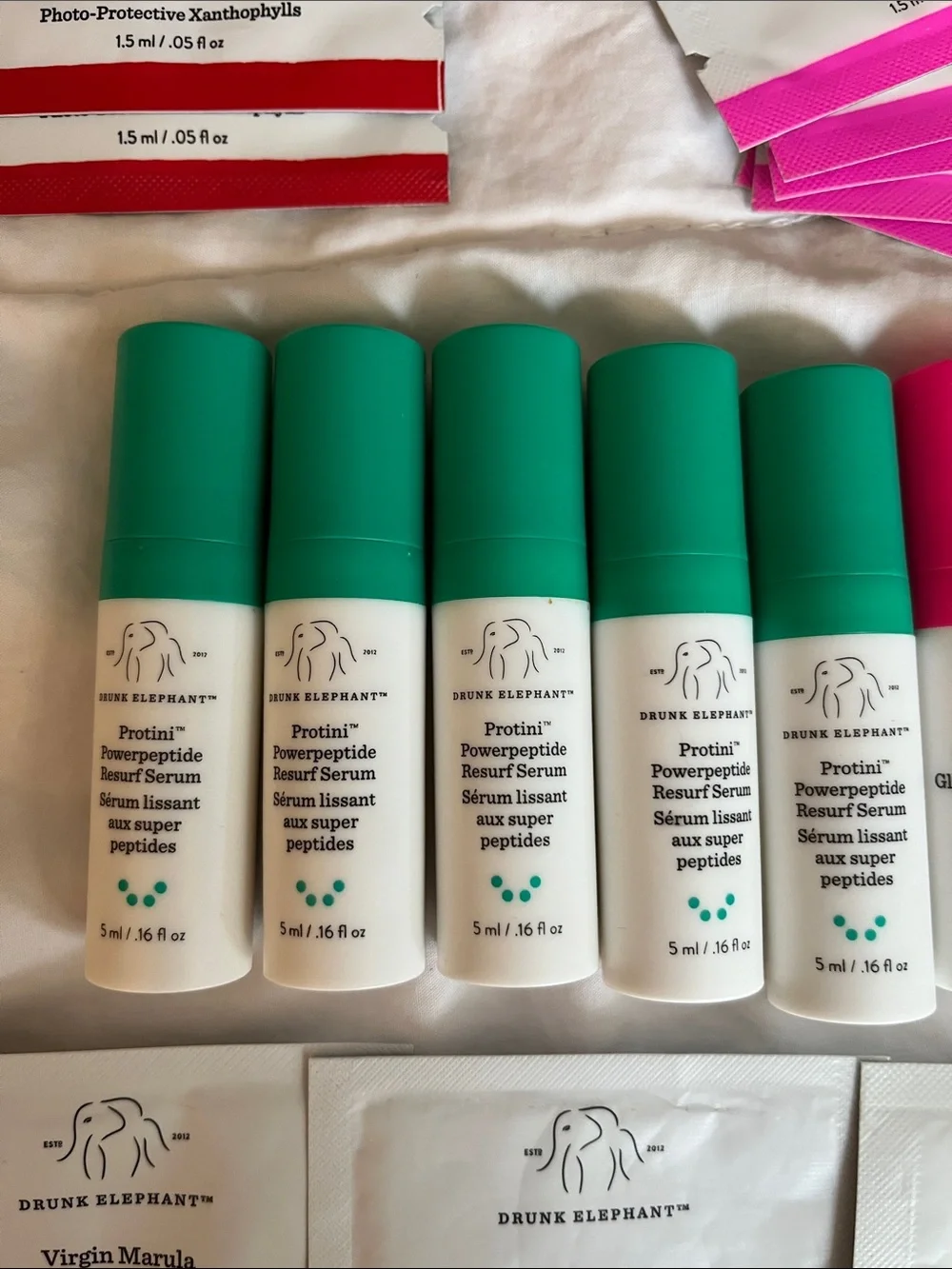 Drunk Elephant Mini Protini & TLC Framboos Serums & Samples Set